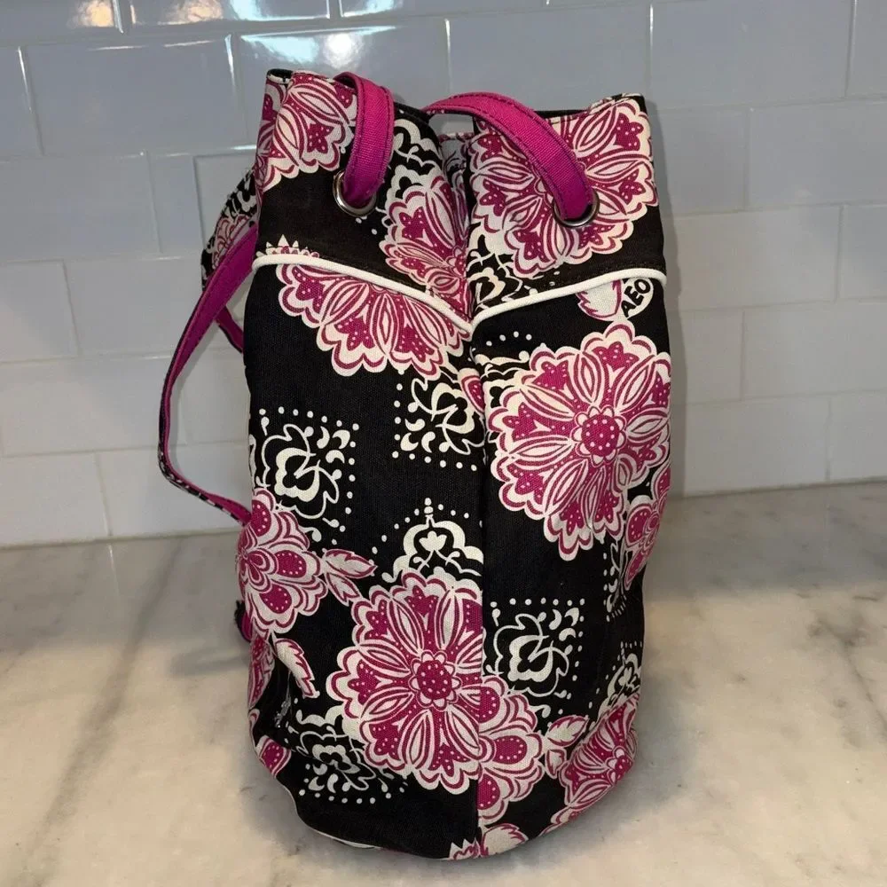American Eagle Backpack Floral Drawstring Pouch Tote Bag NWT Bag #2